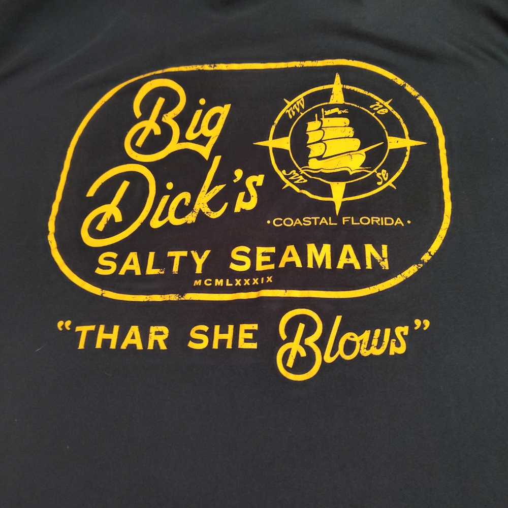 Dark Green Tee with Yellow Print